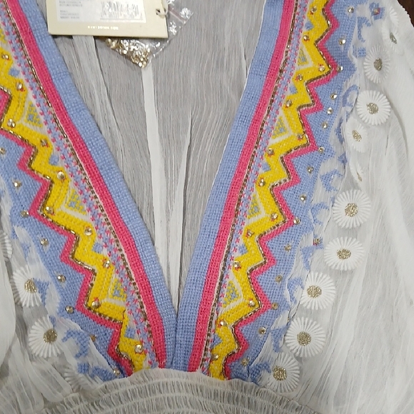 Ramy Brook Silver Textured Dress - Picture 4 of 5